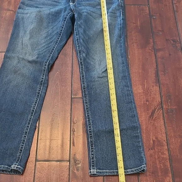 Ariat Blue Mr. Str Ivy Straight Leg Classic Jeans Suze 32R - Picture 4 of 11